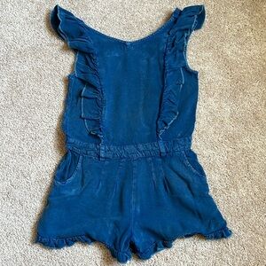 Madden Girl Ruffled Romper Girls Size Medium (8)